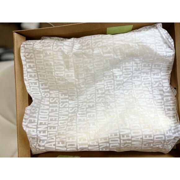 Steve Madden Myles Low Top Chunky Heel Athletic Sneakers White Size 8.5M NWB - Picture 13 of 16